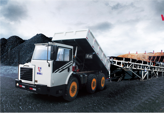 Xe tải chống nổ đầu phẳng 6x4 105kw Khai thác than Giao hàng nội bộ