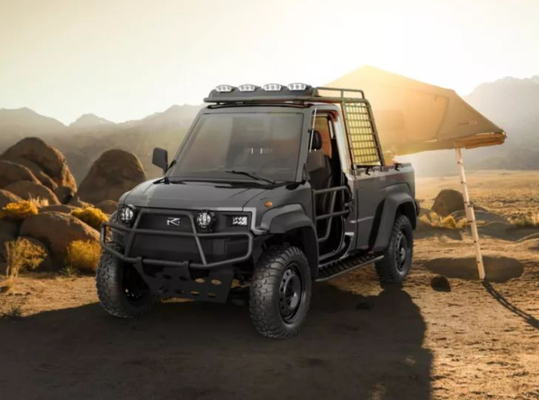 Xe tải điện hạng nhẹ 4WD Off Road Động cơ 76,8V / 10,5KW để giao hàng trên đường khắc nghiệt