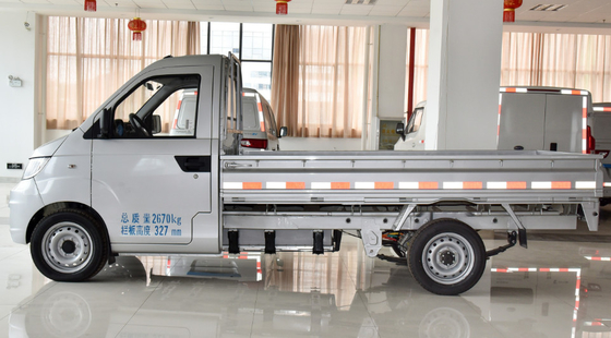 Công suất tải 1-2 tấn Xe tải điện EV có hộp hàng rào