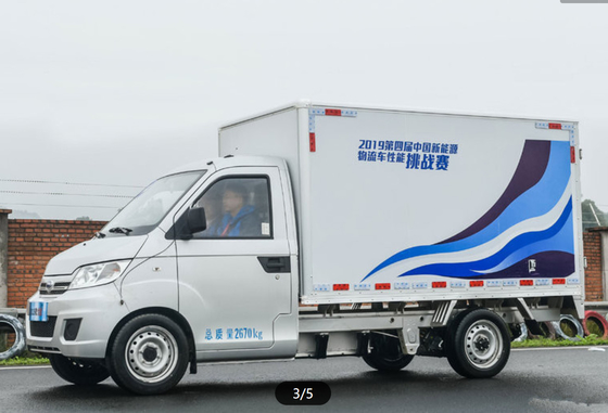 Xe tải điện 30 / 60KW EV Loại cabin Xe tải điện nhẹ