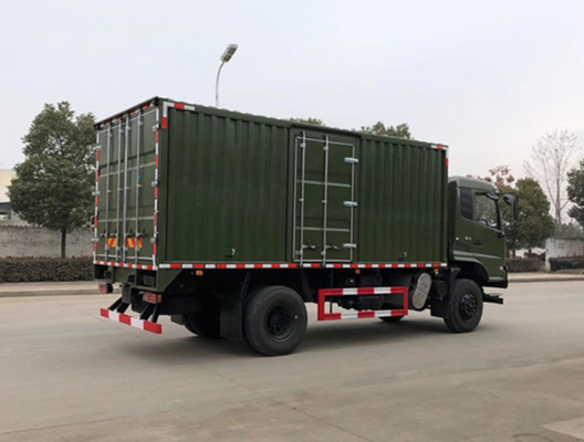 Cabin mái phẳng Xe tải chở hàng offroad 154kw Xe tải chở hàng Dongfeng