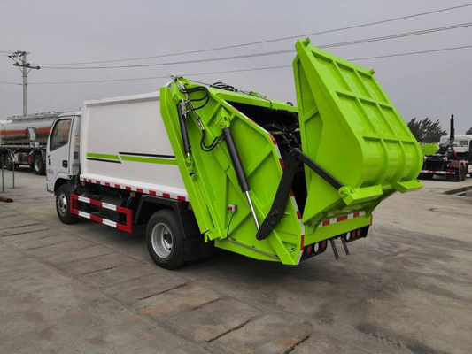 Xe tải thu gom rác 6m3 Xe chuyển thùng Xe tải nén rác gắn thùng