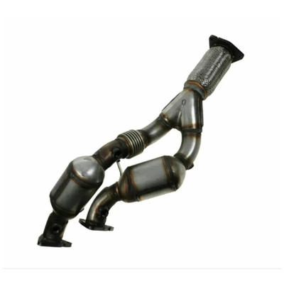 Ống xả Y Bộ chuyển đổi xúc tác kép Phụ tùng ô tô cho VW Touareg 3.2L Y2004-2006