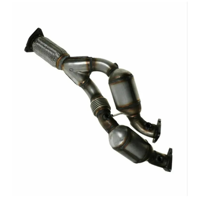 Ống xả Y Bộ chuyển đổi xúc tác kép Phụ tùng ô tô cho VW Touareg 3.2L Y2004-2006